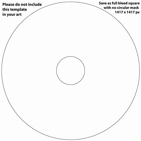 Printable Cd Label Template