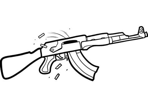 Ak47 Drawing - ClipArt Best