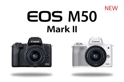 Canon EOS M50 Mark II EF-M De Pulgadas (15-45mm) Es STM Kit Negro ...