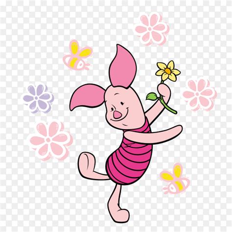 Cute cartoon piglet on transparent background PNG - Similar PNG