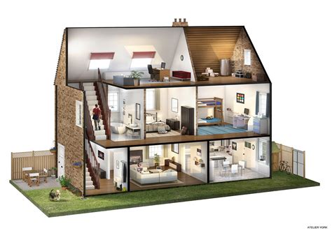 Lloyds House - Cutaway Illustration (3) | Images :: Behance