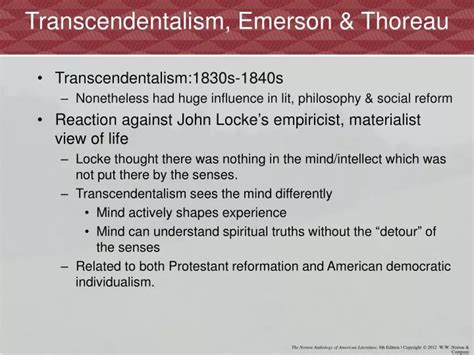 PPT - Transcendentalism, Emerson & Thoreau PowerPoint Presentation - ID ...