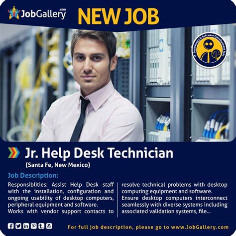 Jr. Help Desk Technician | Job posting, Job opening, List of jobs