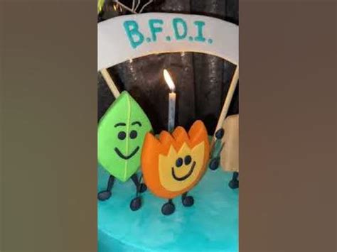 BFDI birthday cake - YouTube