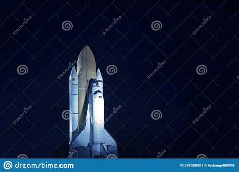 Space Shuttle Launch Pad at Night. Elements of this Image Were ...