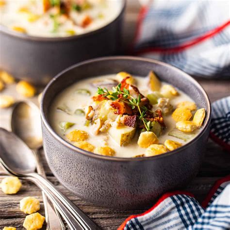 Real Deal New England Clam Chowder Recipe -Baking a Moment