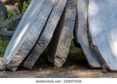 Raw Granite Slabs Partially Worked Stacked Stock Photo 2230373105 ...