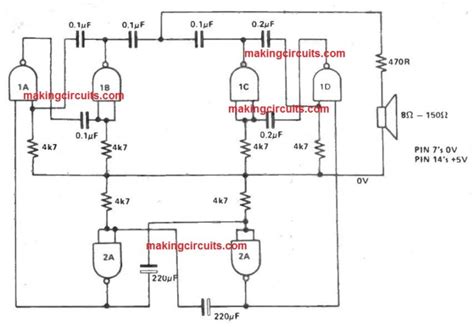 Simple Electronic Siren Circuit