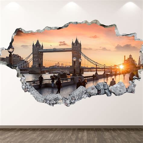 London Wall Mural - Etsy