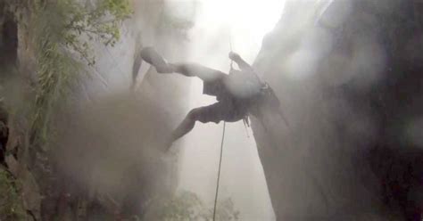 Near-Death Experience: Watch Flash Flood Trap Team in Slot Canyon ...