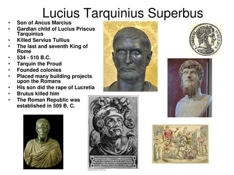 Tarquinus Superbus 535-509 BCE King #7 - Revision Notes in GCSE Ancient ...