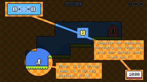 Math Duck Video Game: Create Valid Math Equations in a Fun Arithmetic Game