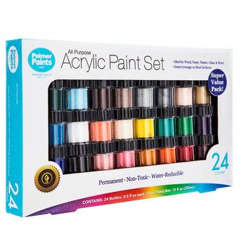 All Purpose Acrylic Paint - 24 Piece Set | Hobby Lobby | 1041342