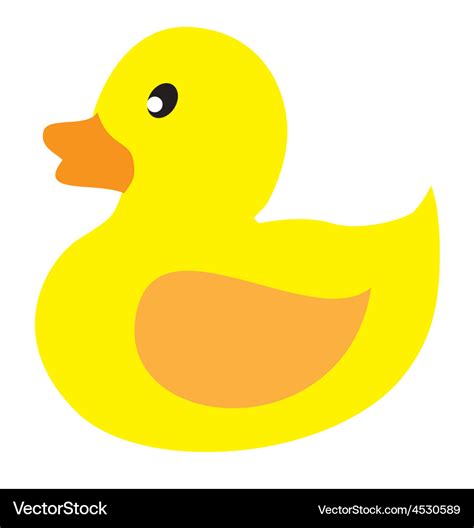 Rubber duck Royalty Free Vector Image - VectorStock