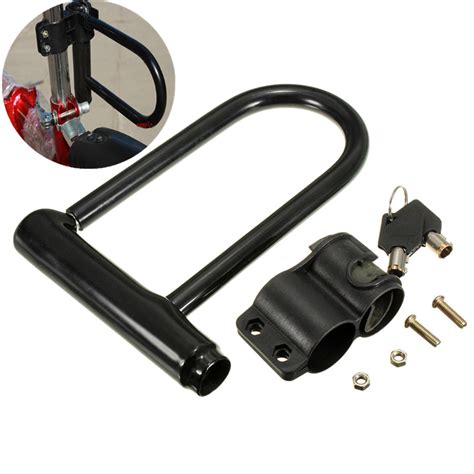 Universal Motorcycle Bike Bicycle U-Lock Security Anti-theft Lock ...