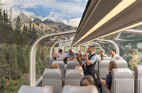 Experience the Canadian Rockies on a glass-domed train