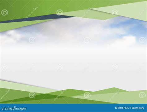 Cover Page Design Template Landscape