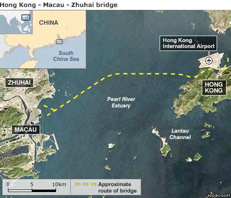 BBC News - China begins work on world's longest cross-sea bridge