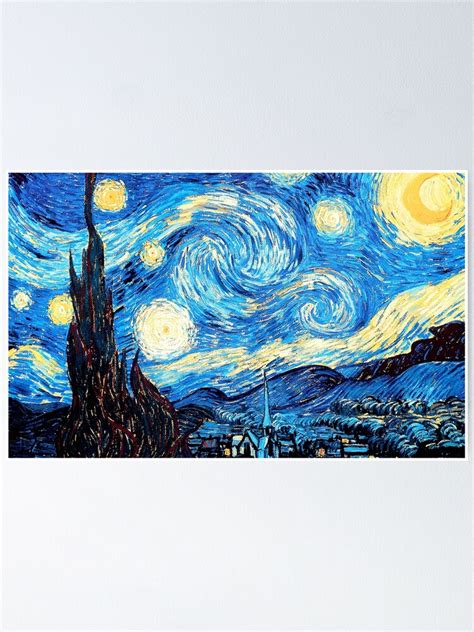 "starry night " Poster for Sale by paxamdays | Redbubble