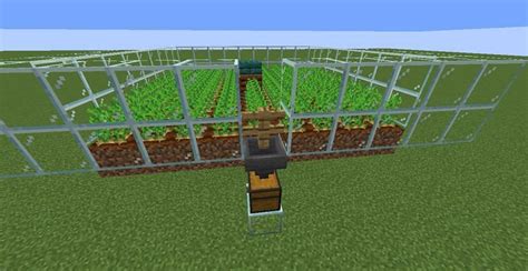 How to build an automatic potato farm in Minecraft