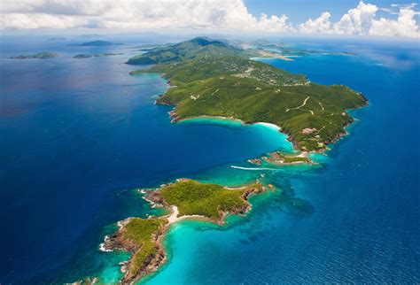 aerial shot of East End, St. Thomas, US Virgin Islands - ViStrong