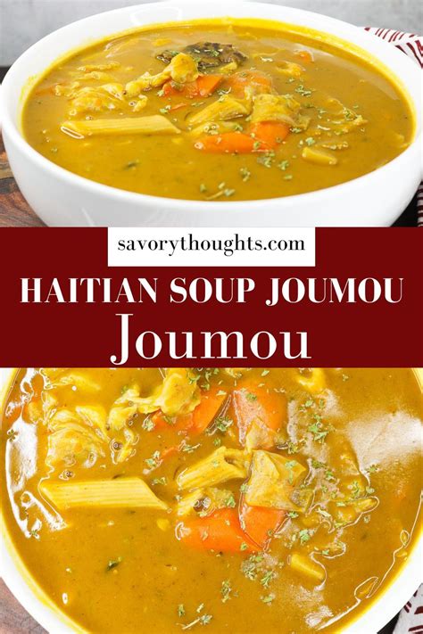 Soup Joumou (Haitian Squash Soup) in 2021 | Homemade dinner recipes ...