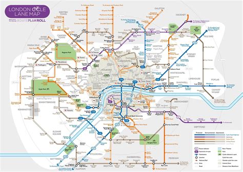 This Map Will Show You Where All Of London's Safe Cycle Routes Are ...