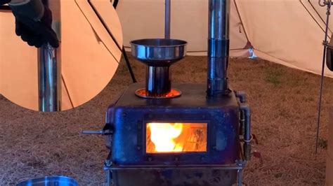 Homemade Gravity Fed Pellet Stove Burner