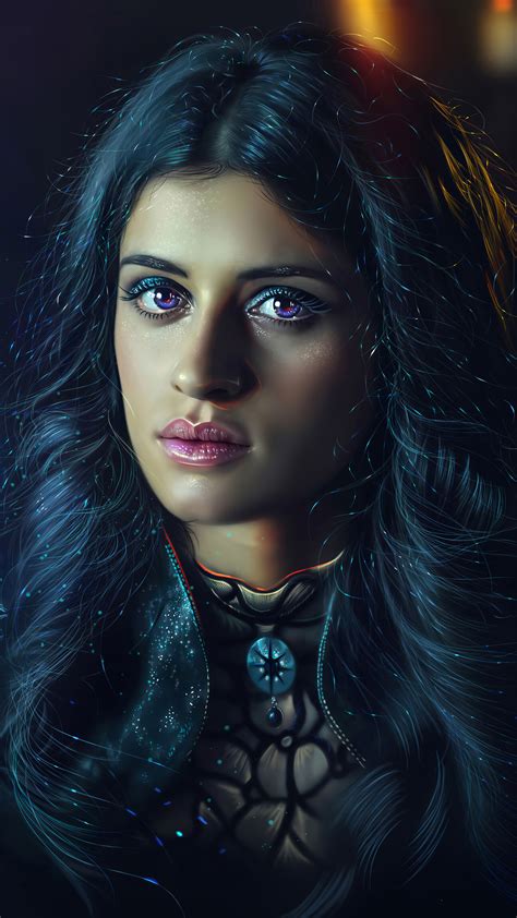 2160x3840 Anya Chalotra As Yennefer In Witcher Art Sony Xperia X,XZ,Z5 ...