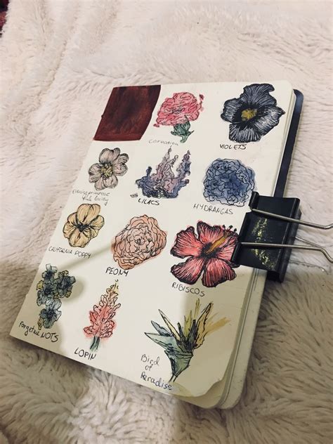 #flowers #book #sketchbook #sketching | Sketch book, Art journal ...