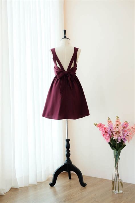 Maroon dress red dress maroon party dress dark red prom dress