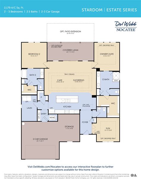 Stardom Floor Plan | Del Webb | Nocatee