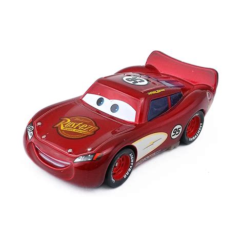 Disney Pixar Cars No.95 Lightning McQueen Metal Diecast Toy Car 1:55 ...