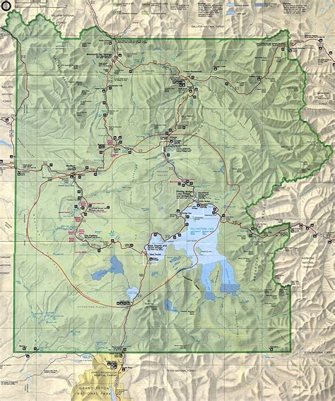 Yellowstone National Park Hiking Map Youtube - London Top Attractions Map