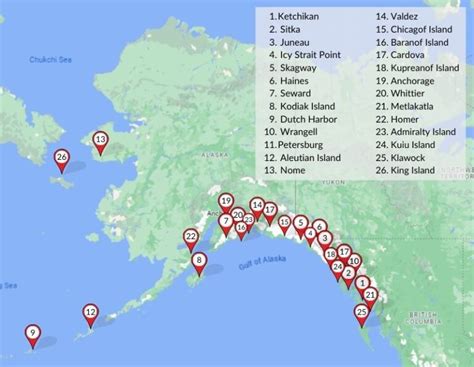 Guide to Alaska Cruise Ports (With Map)