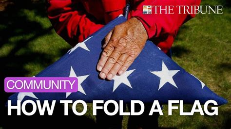 How to fold an American Flag - YouTube