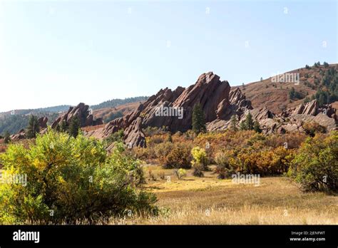 Roxborough State Park in Colorado during fall Stock Photo - Alamy