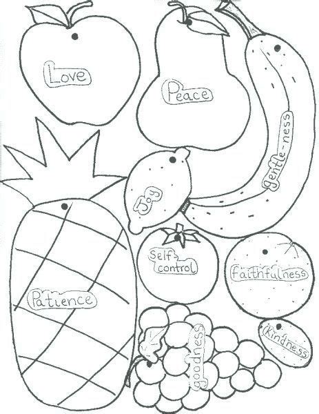 Fruit Of The Spirit Coloring Page Free Printable - AceropBullock