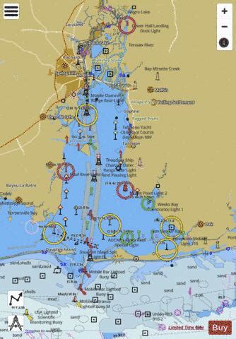 MOBILE BAY ALABAMA (Marine Chart : US11376_P50) | Nautical Charts App