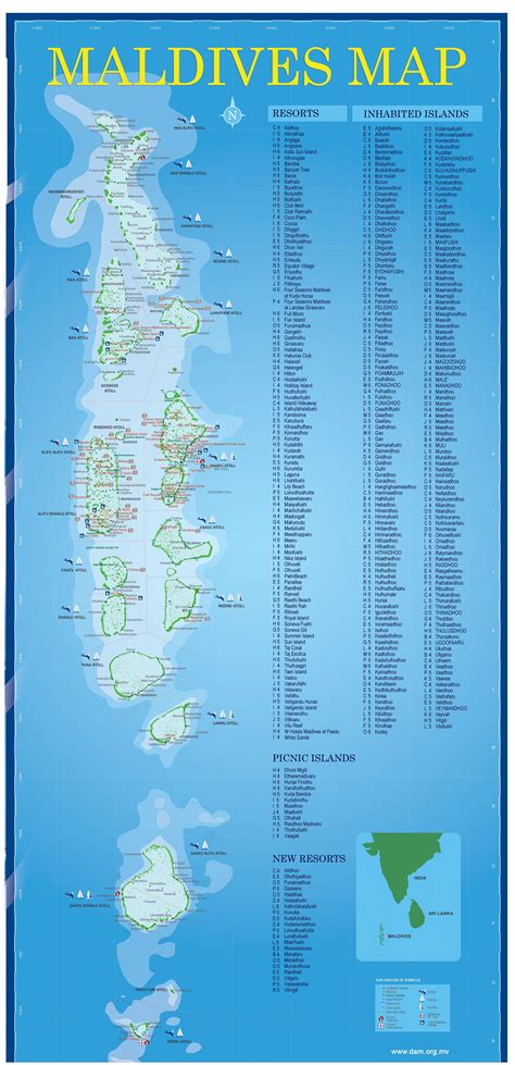 Maldives Map with full of information | Maldives travel, Maldives ...