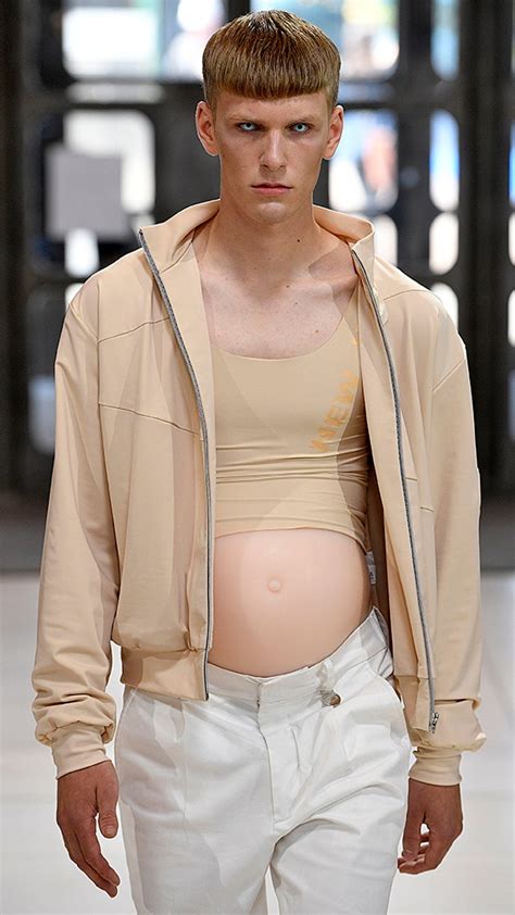 'Pregnant' male models steal the show at London Fashion Week | Fox News