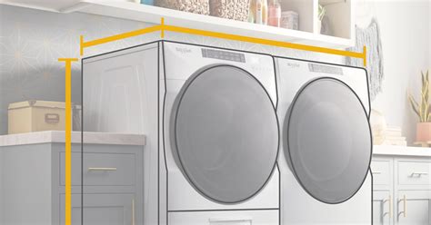 Washer & Dryer Dimensions: Standard & Stackable Sizes | Whirlpool