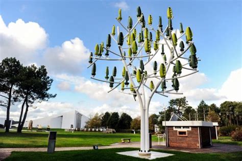 These wind turbines disguised as trees could populate city streets.