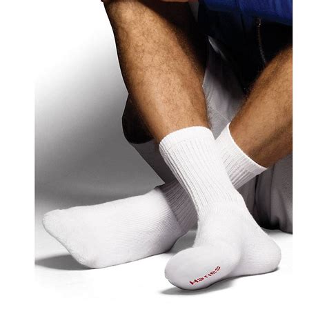 Style CL84 Hanes Classics Men's ComfortSoft Crew Socks