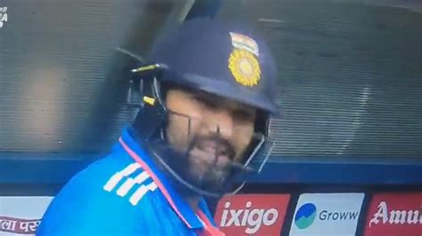 India Pakistan match: Rohit Sharma gets angry at cameraman, asks him to ...