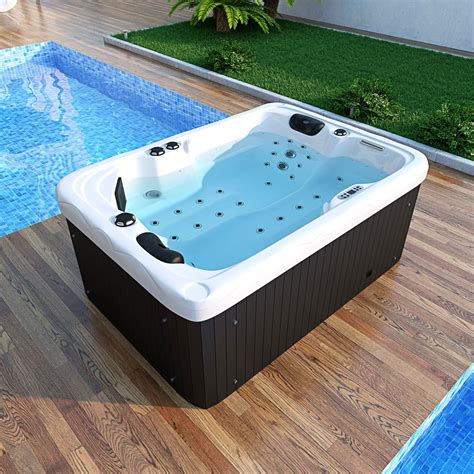 2 Person Outdoor Hydrotherapy Bathtub Hot Bath Tub Whirlpool SPA ...