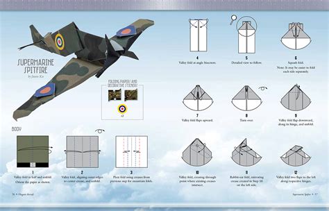 Origami Fighter Jet Plane Instructions How To Tie - Origami