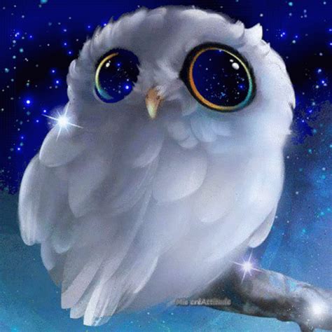 Fantasy Owl GIF - Fantasy Owl White - Discover & Share GIFs