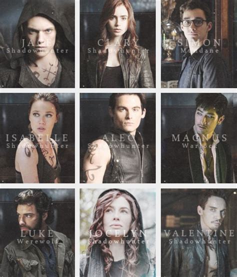 The Mortal Instruments: City of Bones Movie Character Posters Thought ...