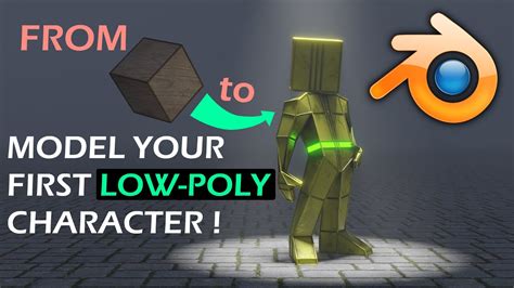 Model your First Low Poly Character in Blender ! - YouTube